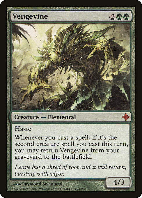 Vengevine from Rise of the Eldrazi