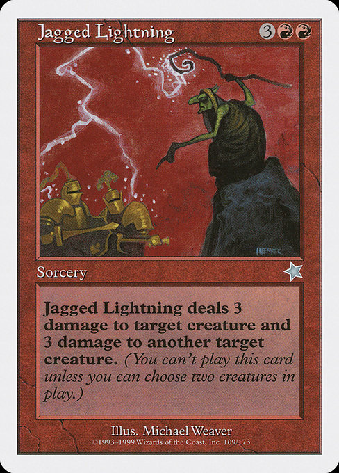 Jagged Lightning highlighted card art