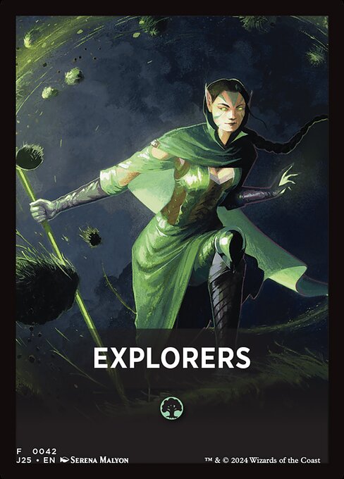 Explorers highlighted card art