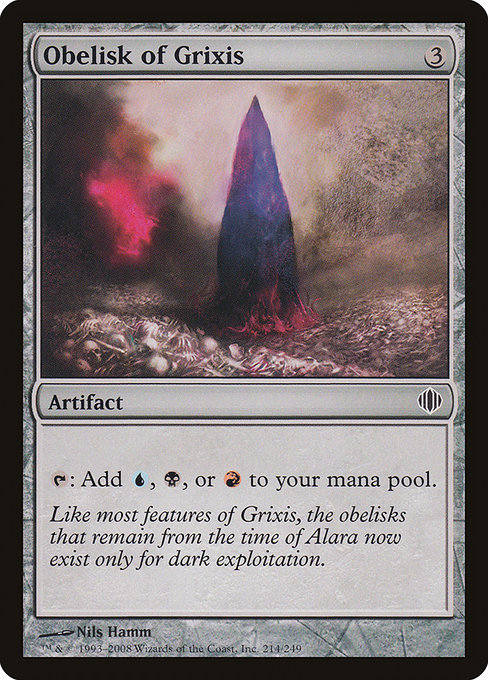 Obelisk of Grixis from Shards of Alara