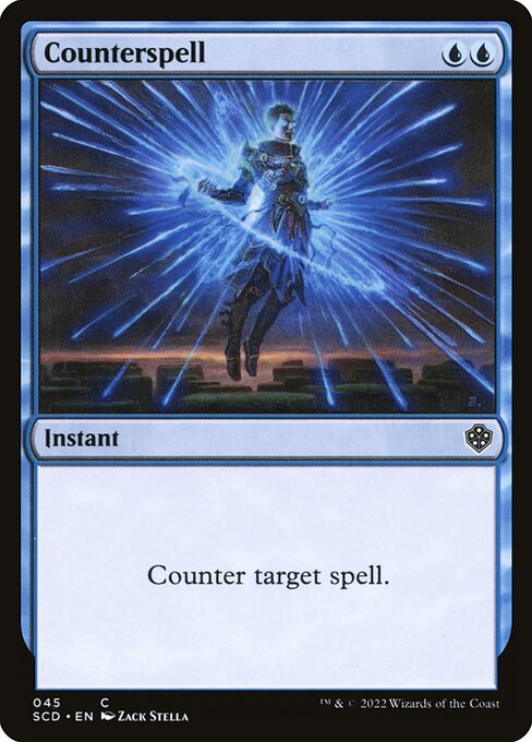Counterspell from Starter Commander Decks