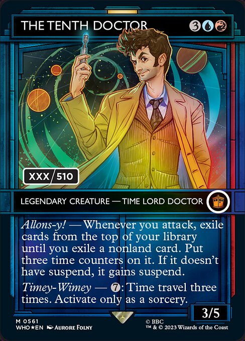 The Tenth Doctor from Doctor Who