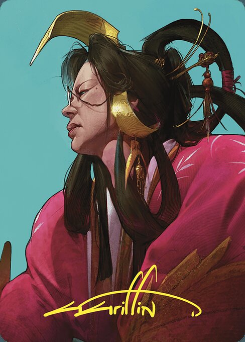 Azami, Lady of Scrolls // Azami, Lady of Scrolls highlighted card art