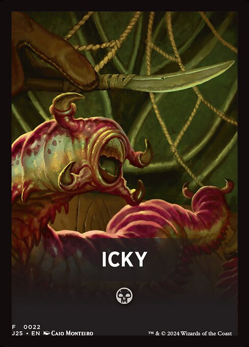 Icky highlighted card art