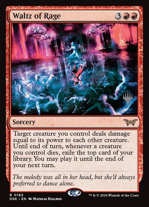Waltz of Rage highlighted card art