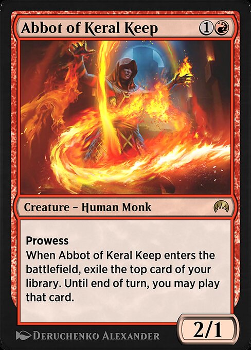 Abbot of Keral Keep highlighted card art