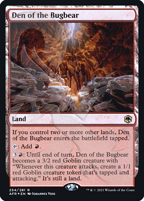 Den of the Bugbear from Adventures in the Forgotten Realms Promos