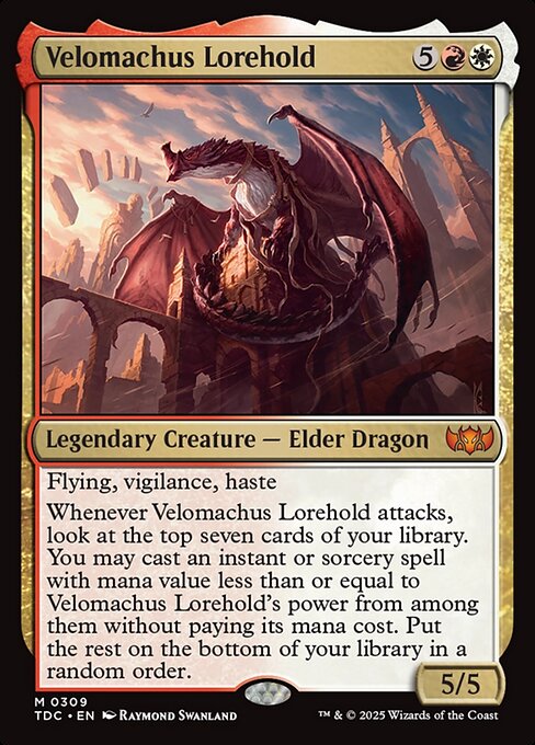 Velomachus Lorehold highlighted card art