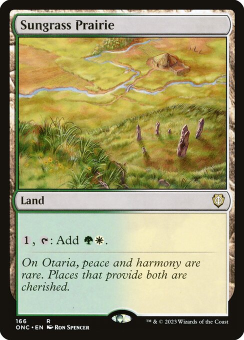Sungrass Prairie from Phyrexia: All Will Be One Commander
