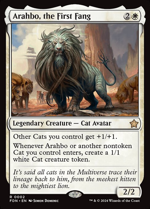 Arahbo, the First Fang from Foundations