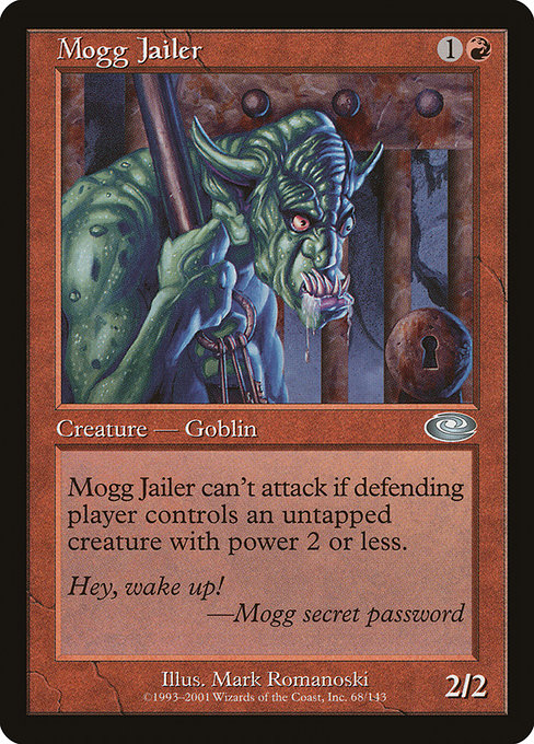 Mogg Jailer highlighted card art