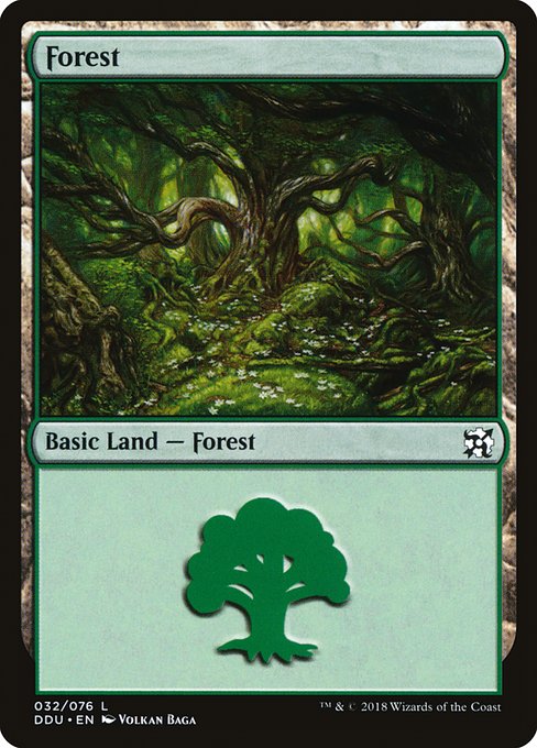 Forest from Duel Decks: Elves vs. Inventors