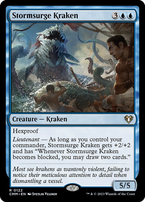 Stormsurge Kraken highlighted card art