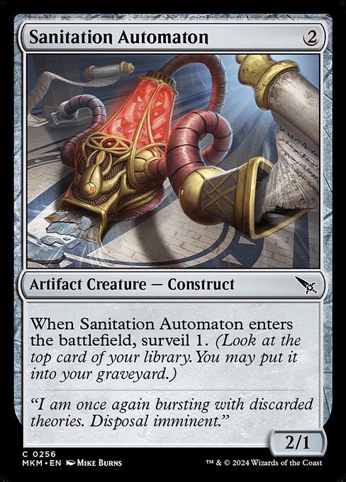 Sanitation Automaton highlighted card art