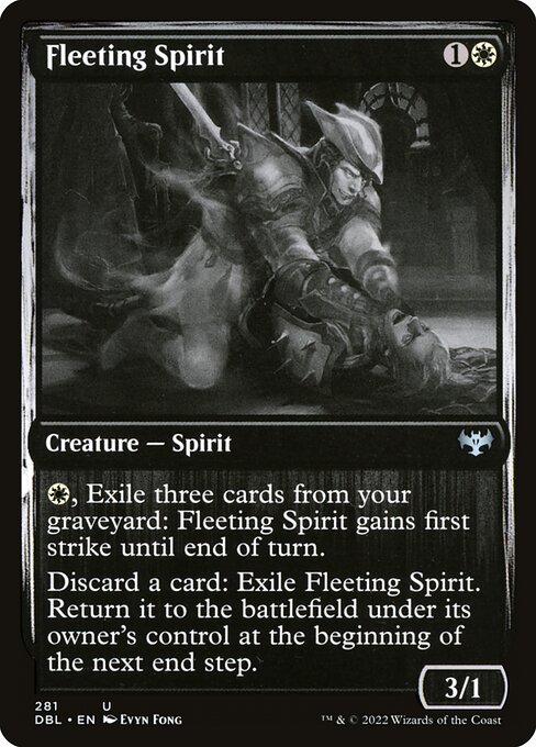 Fleeting Spirit highlighted card art
