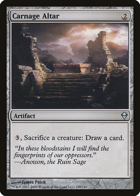 Carnage Altar from Zendikar