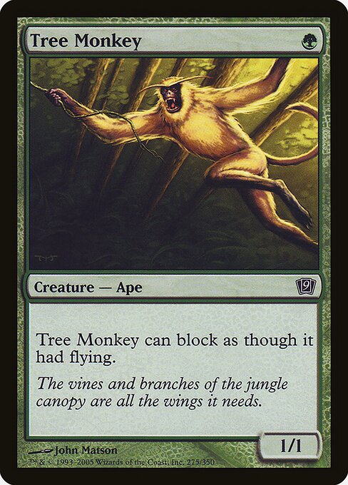 Tree Monkey from Ninth Edition