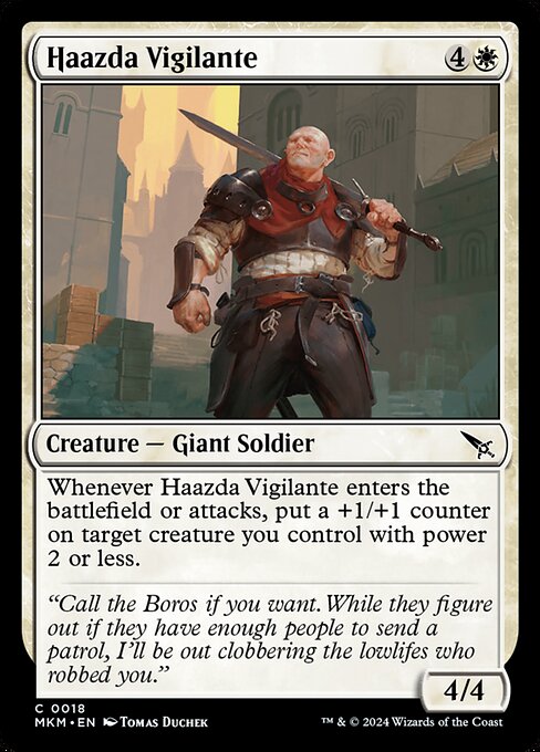 Haazda Vigilante highlighted card art