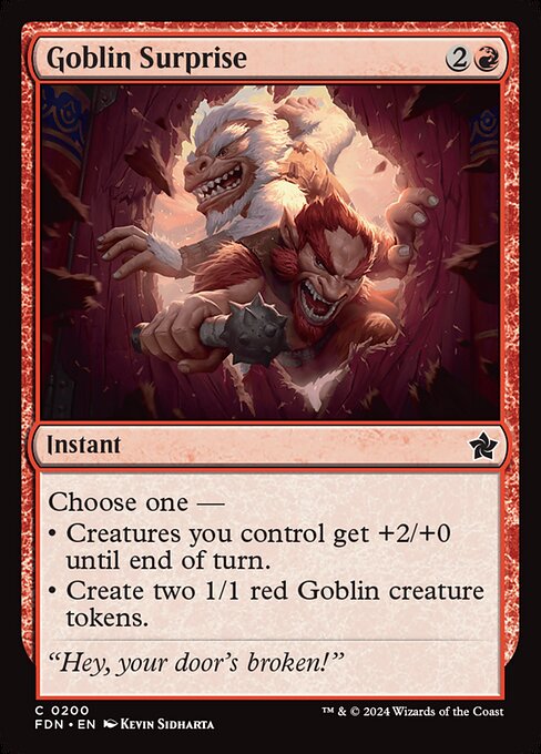 Goblin Surprise highlighted card art