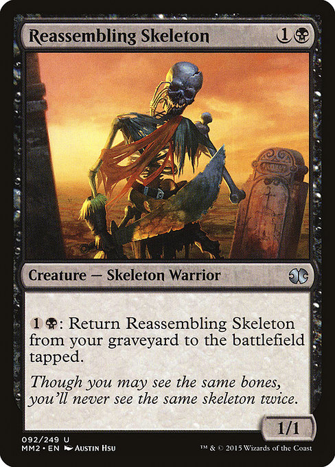 Reassembling Skeleton from Modern Masters 2015