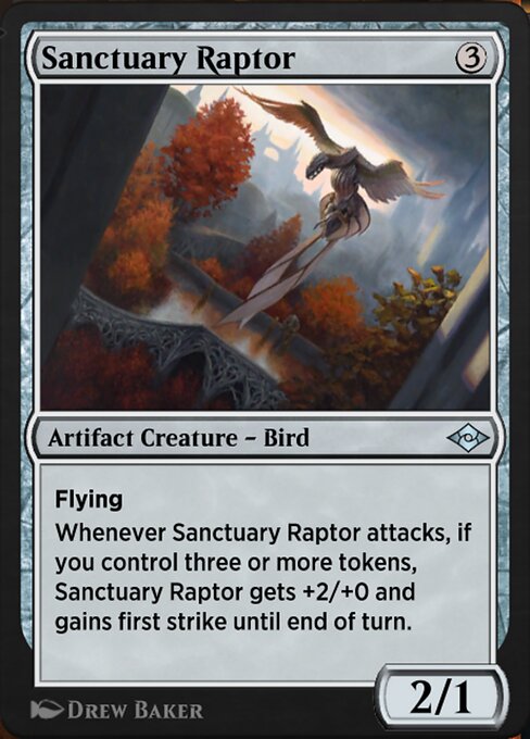 Sanctuary Raptor highlighted card art