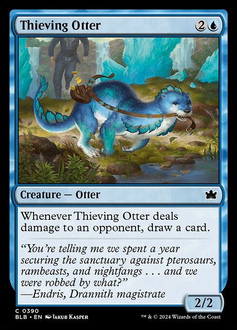 Thieving Otter highlighted card art