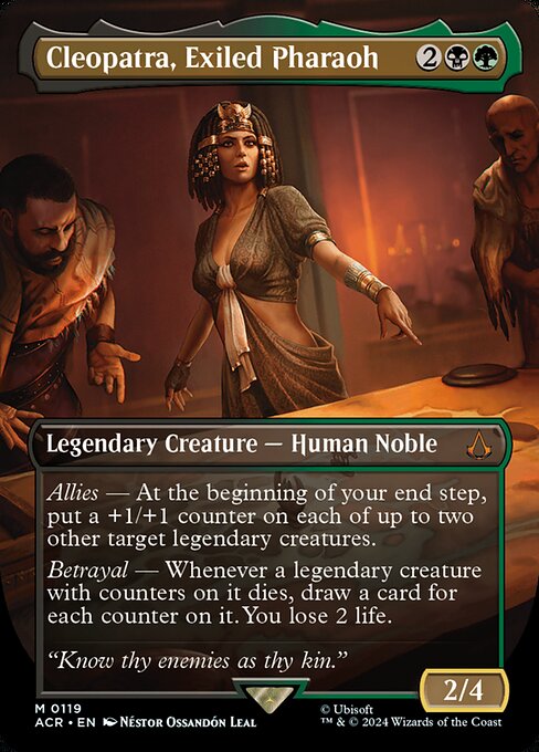 Cleopatra, Exiled Pharaoh highlighted card art
