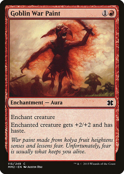 Goblin War Paint from Modern Masters 2015