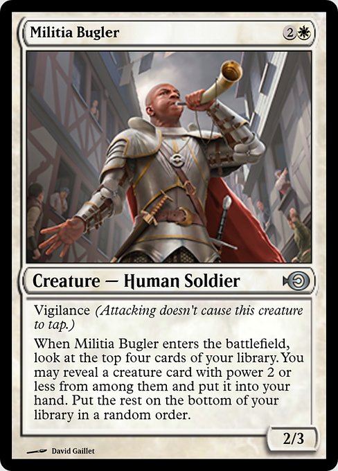 Militia Bugler from Magic Online Promos