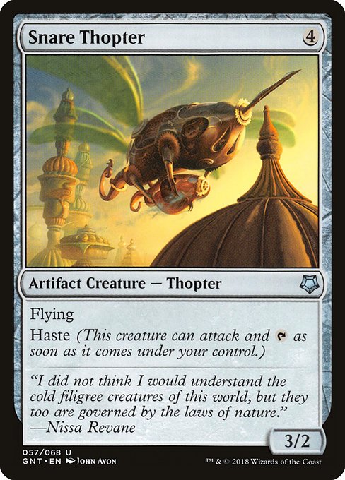 Snare Thopter highlighted card art