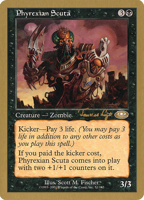 Phyrexian Scuta from World Championship Decks 2001