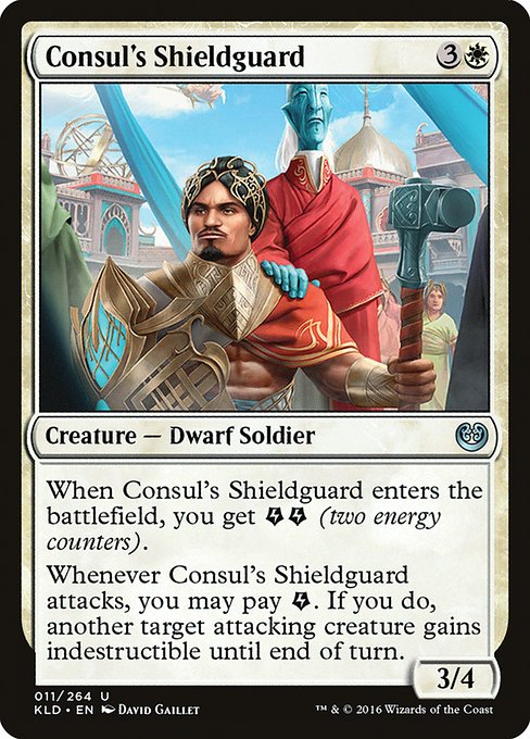Consul's Shieldguard highlighted card art