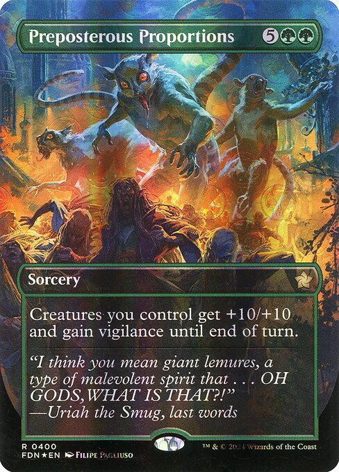 Preposterous Proportions highlighted card art