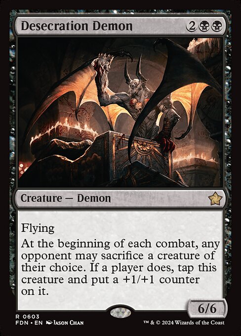 Desecration Demon highlighted card art