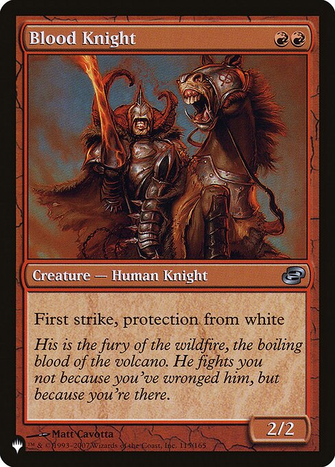 Blood Knight highlighted card art