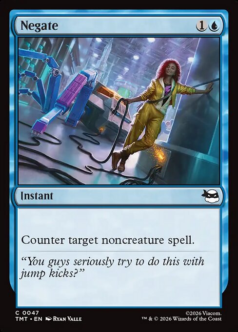 Negate highlighted card art