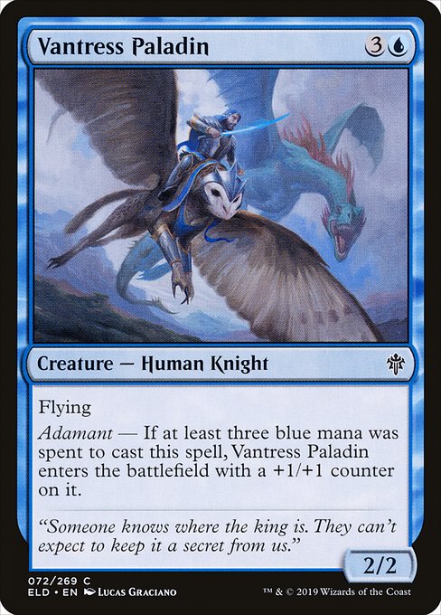 Vantress Paladin highlighted card art