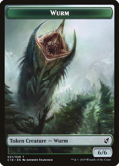 Wurm from Commander 2019 Tokens