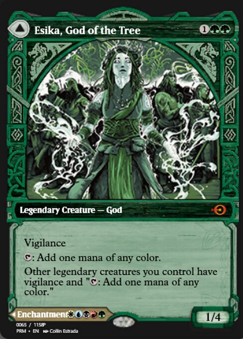 Esika, God of the Tree // The Prismatic Bridge from Magic Online Promos
