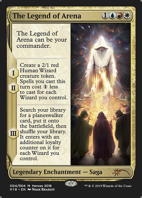 The Legend of Arena highlighted card art