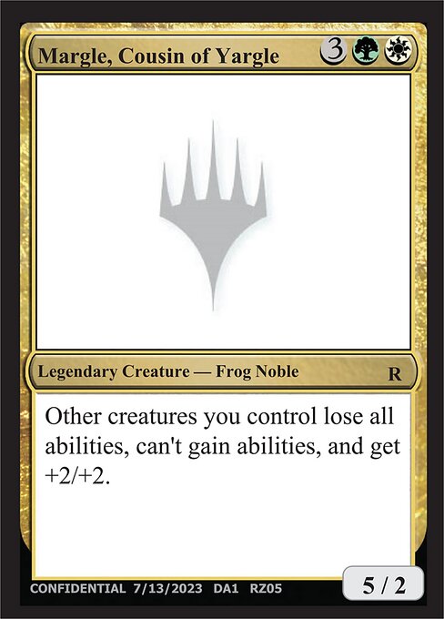 Margle, Cousin of Yargle highlighted card art
