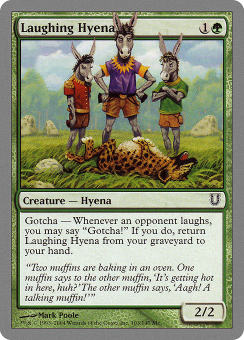 Laughing Hyena highlighted card art