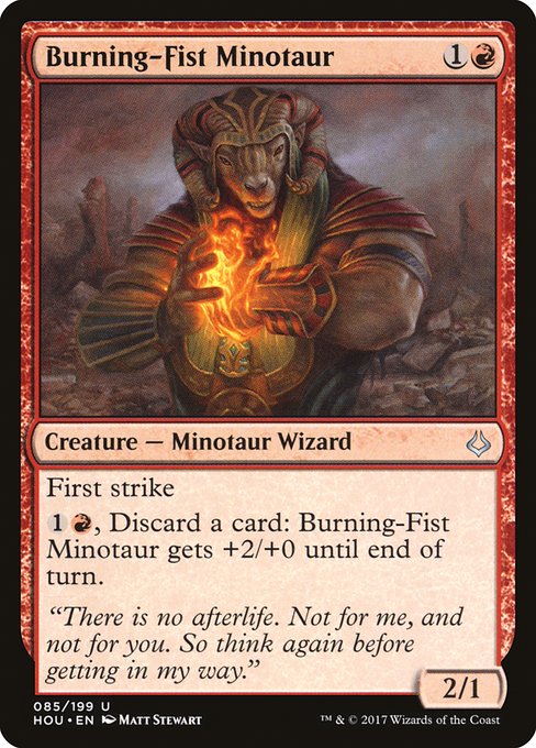 Burning-Fist Minotaur from Hour of Devastation