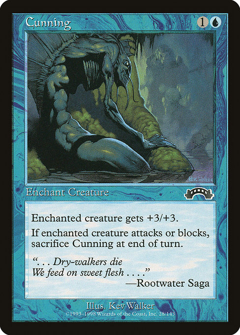 Cunning highlighted card art