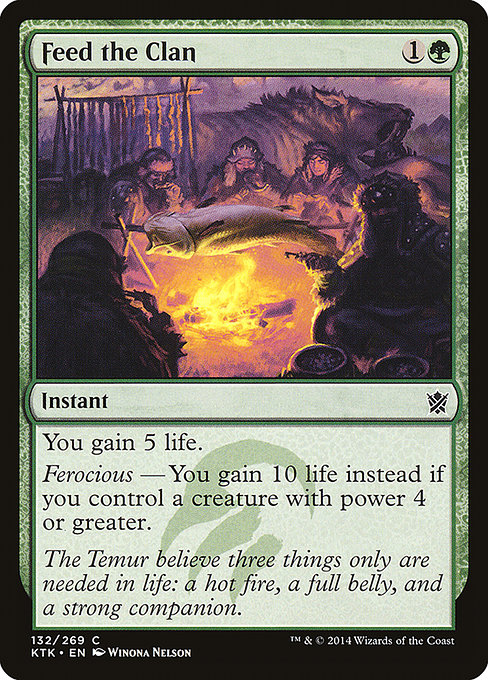 Feed the Clan from Khans of Tarkir