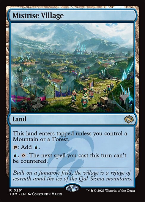 Mistrise Village highlighted card art