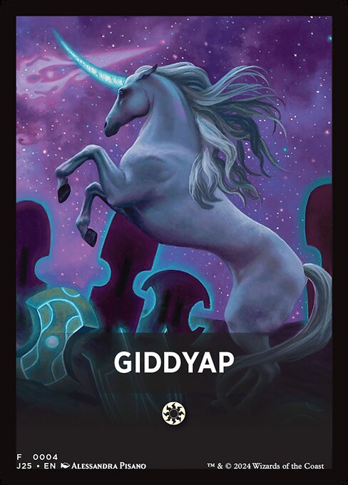 Giddyap highlighted card art