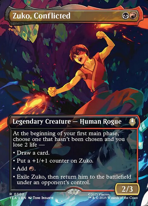 Zuko, Conflicted from Avatar: The Last Airbender