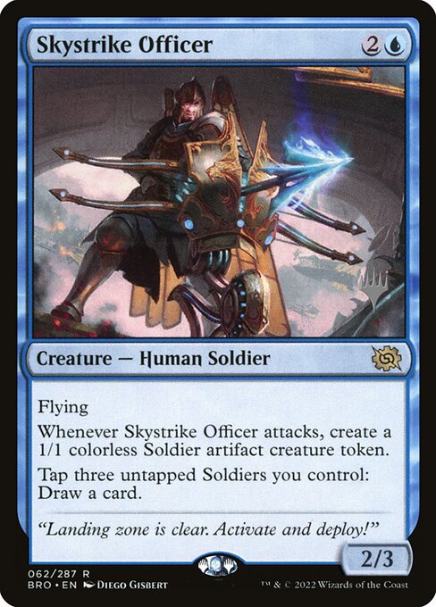 Skystrike Officer from The Brothers' War Promos