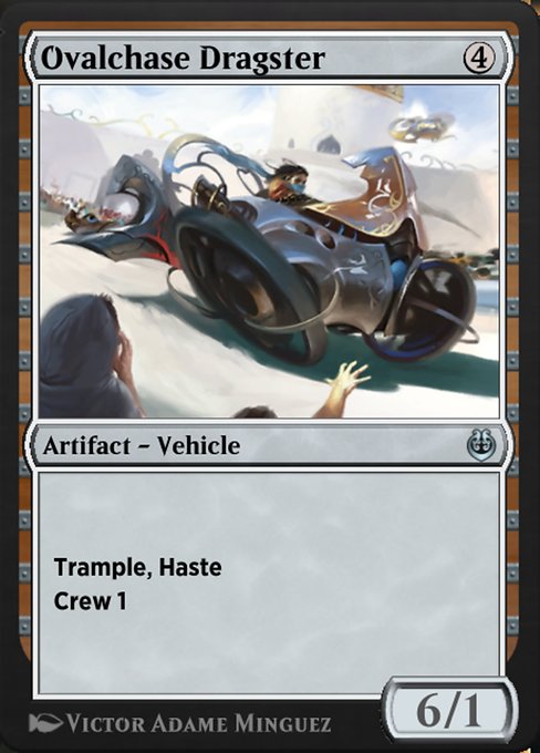 Ovalchase Dragster highlighted card art